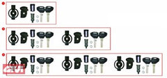 Givi Security Key Lock Set, for 1 Bag | SL101