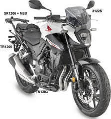 GIVI Topcase carrier for Monokey or Monolock case - without plate - for Honda CB500 Hornet (24) | SR1206