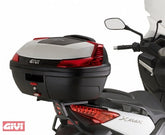 Givi SR2117M Yamaha X-Max 125/250 14-17, MBK Evolys 125/250 14-17 Skyliner 125/250 14, Rear Rack specific for Monolock top case, to be used with top case that already include a Monolock plate | SR2117M