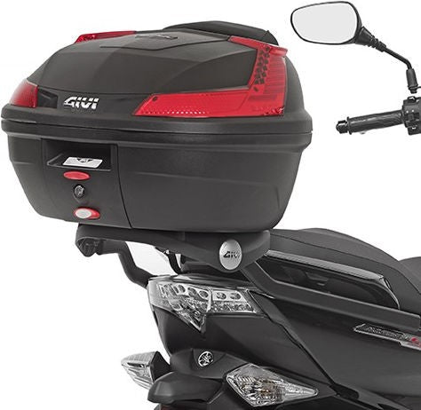 Givi SR2121 Yamaha Majesty 125 14-17, MBK Skyliner S 14, Rear Rack specific for Monolock top case, to be used with top case that already include a Monolock plate | SR2121