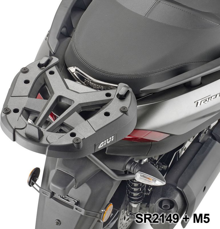 Givi SR2149 Yamaha X-Max 300, X-Max 125 18-, Tricity 300, Rear Rack specific for Monolock top case, works with M5, M7, M8, M9 or M5M, M6M, NOT INCLUDED | SR2149