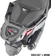 GIVI Topcase carrier for monokey or monolock case for Yamaha X-Max 125/300 (23) | SR2167