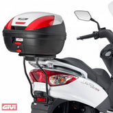 Givi SR233M SYM JOYRIDE EVO 125/200 09-20, Rear Rack specific for Monolock top case, to be used with top case that already include a Monolock plate | SR233M