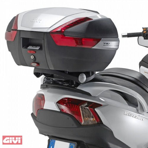 Givi SR3104 Suzuki Burgman 650 Rear Rack specific for Monokey top case, Monokey plate included | SR3104