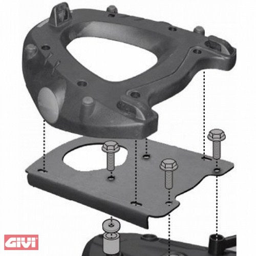 Givi SR1110 BMW F 650 GS 08-12, F800 GS, F 700 GS, F 800 GS Adventure Rear Rack specific for Monokey top case, Monokey plate included | SR5107