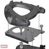 Givi SR1110 BMW F 650 GS 08-12, F800 GS, F 700 GS, F 800 GS Adventure Rear Rack specific for Monokey top case, Monokey plate included | SR5107