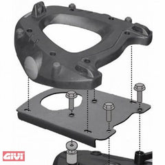Givi SR1110 BMW F 650 GS 08-12, F800 GS, F 700 GS, F 800 GS Adventure Rear Rack specific for Monokey top case, Monokey plate included | SR5107