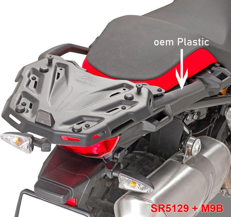 Givi SR5129 BMW F 750 GS, F 850 GS Rear Rack specific for Monokey or Monolock Cases | SR5129