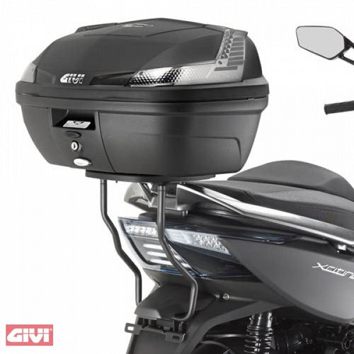 Givi SR6104M Kymco Xciting 400i 13-17, Rear Rack specific for Monolock top case, to be used with top case that already include a Monolock plate | SR6104M