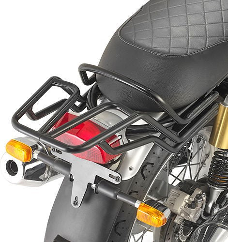 Givi SR9051 Royal Enfield Interceptor 650 Rear Rack specific for Monolock top case, works with plate included in Monolock top case kits | SR9051