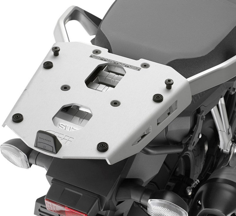 Givi SRA3112 Suzuki DL 650 17-, 1000 V-Strom 17-19 Aluminum Rear Rack specific for Monokey top case | SRA3112