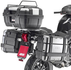 Givi SRA6403 Triumph Tiger Explorer 1200 Aluminum Rear Rack specific for Monokey top case | SRA6403