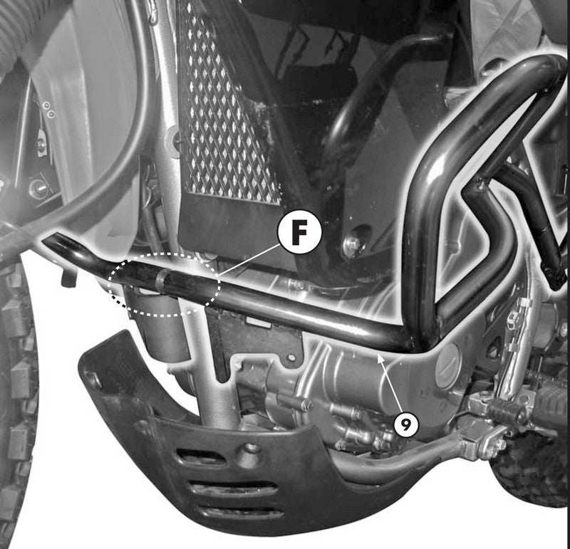 Givi Crash bars for Kawasaki KLR 650 Enduro (07-20) | TN421
