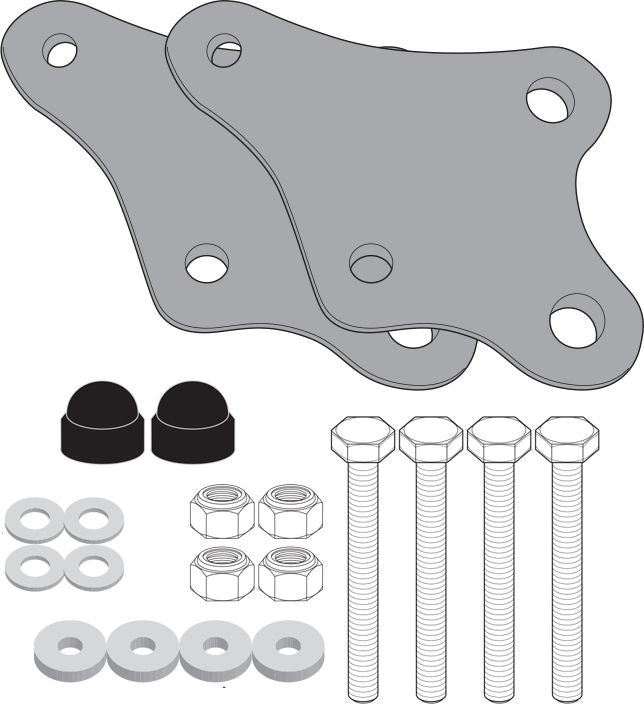 GIVI Specific kit for mounting the TNH1201 without low original engine guard/crash bar | TNH1201KIT