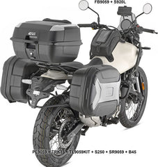 GIVI Trekker Lite - Pair of monokey side cases black, 35 liters | TRK35BNPACK2
