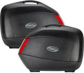 Givi V35NT MonoKey Side Cases, 2 x 35 Liters Bags, Color Black, Red Reflectors | V35N