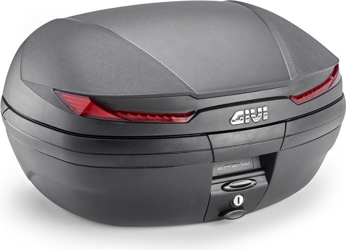 GIVI V45 Monokey® top case - black - with red reflectors / Max. Payload 10 kg | V45N