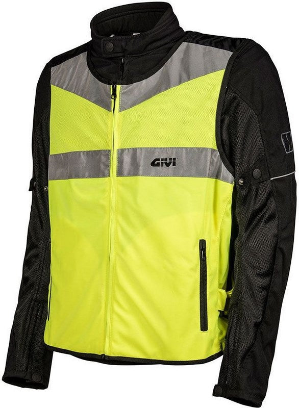 Givi High visibility vest with reflective bands Fluo Yellow, L/XL | VEST02LXL