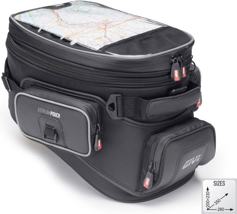 GIVI XSTREAM-BAG - Enduro tank bag TANKLOCK 20 to 23 liters volume / Max. Max. load 2 kg | XS308Y