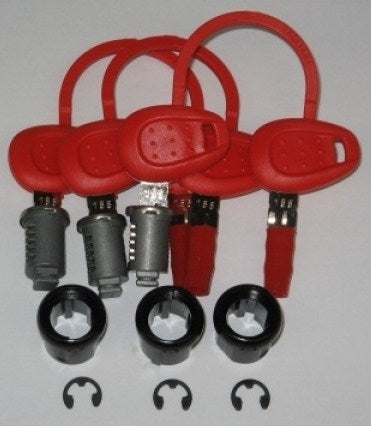 GIVI Same End Lock Lock Set, 3-Fold | Z180