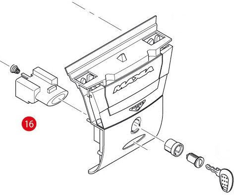 GIVI Button For Locking | Z206NR
