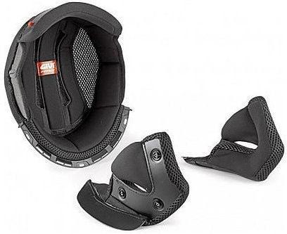 GIVI Lining + Cheek Pads Gray Size M | Z2485G58R