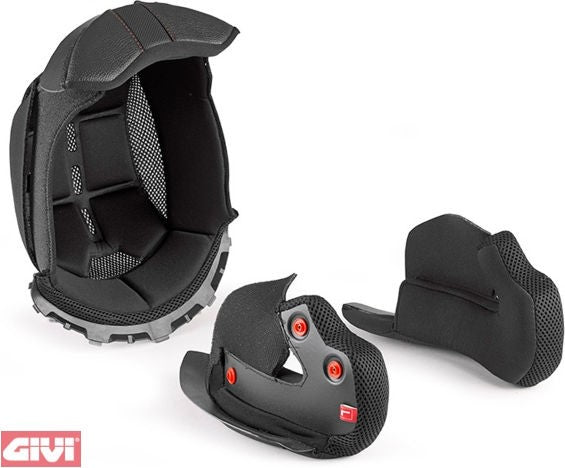 GIVI Liner And Cheek Pads For X21, X.20 Size L | Z250360R