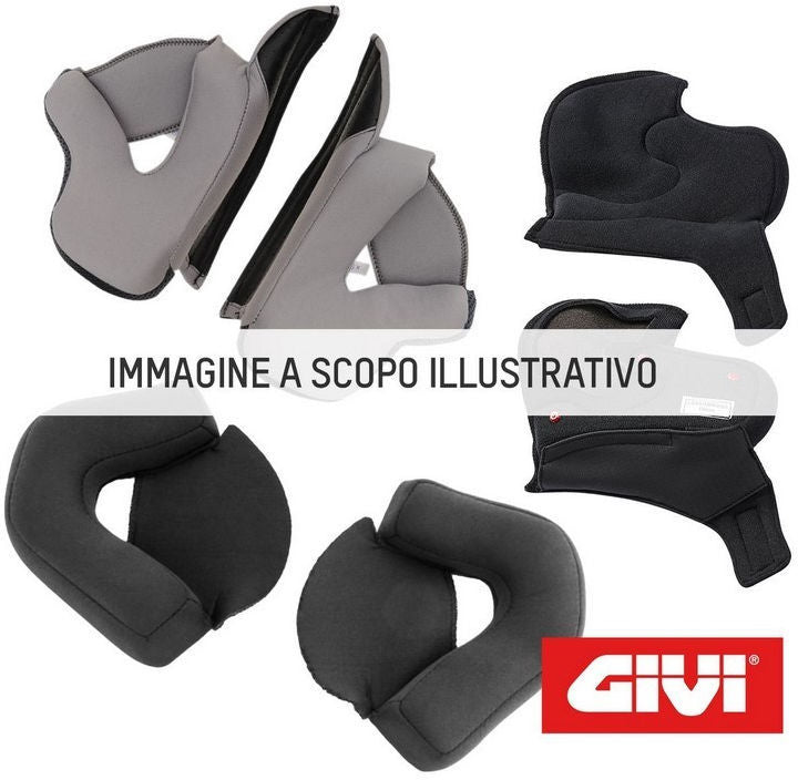 GIVI Cheek Pads For Helmet Hps 40.5 X Carbon Size 58 / M | Z253458R