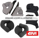 GIVI Cheek Pads For Helmet Hps 40.5 X Carbon Size 58 / M | Z253458R