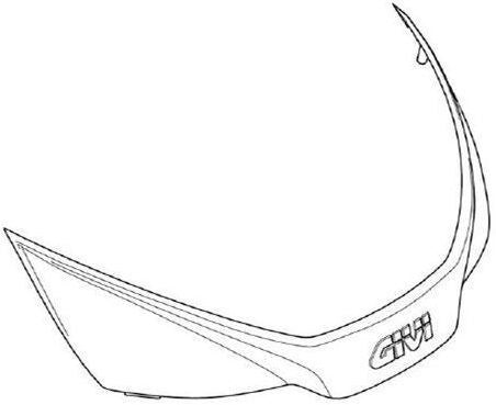 GIVI Reflector Red For B27N Bauletto | Z2750R