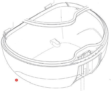 GIVI Case Base For V40Nt, Black Mounted | Z420FNTM