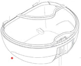 GIVI Case Base For V40Nt, Black Mounted | Z420FNTM