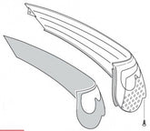 GIVI Reflector Red With White Background Film | Z696R
