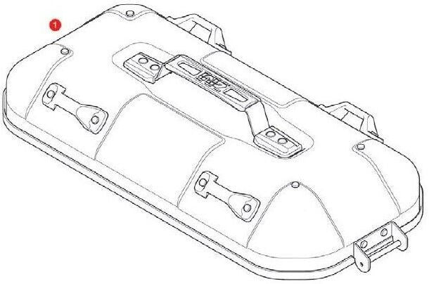 GIVI Cover Dlm36, Right Side | ZDLM36ARCM