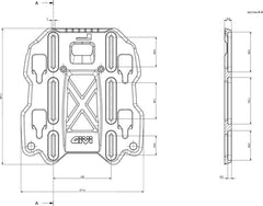 GIVI GRT709 Fixing Kit, includes 2x Plates, Clamps, bolts and nuts | ZGRT709FS