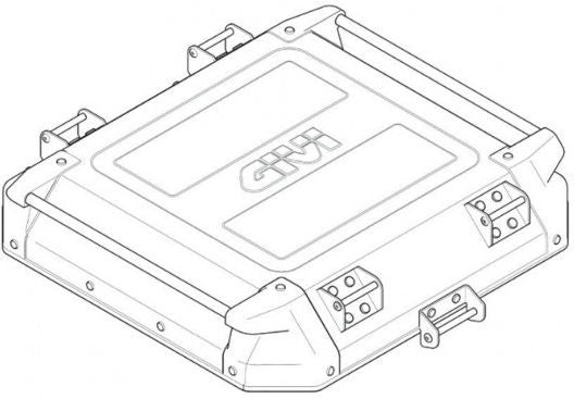 GIVI Case Cover For Silver Alu Obkn58A | ZOBKN58ACM