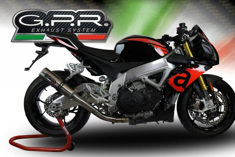 GPR Original For Aprilia Rsv4 1000 Rf-Rr 2015/16 Homologated Slip-On Catalized M3 Titanium Natural | A.64.M3.TN