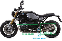 GPR Original For Bmw R Nine-T 1200 2013/16 (All) Homologated Full Catalized Deeptone Inox | CO.BM.82.CAT.DE