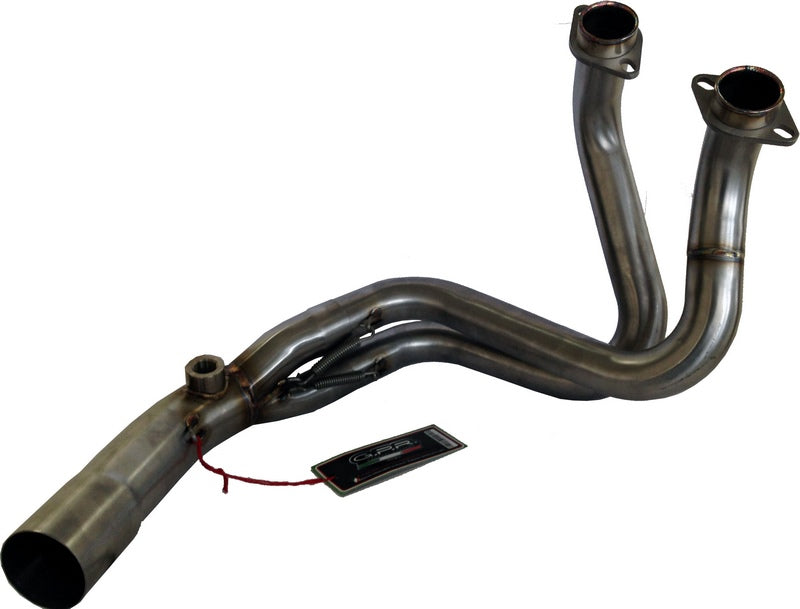 GPR Original For Kawasaki Er 6 N - F 2012/16 E3 Homologated Full Exhaust Satinox | CO.K.162.1.SAT