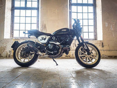 GPR Original For Ducati Scrambler 800 2015/16 Homologated Slip-On Catalized M3 Black Titanium | D.118.CAT.M3.BT
