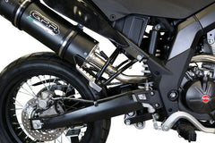 GPR Original For Aprilia Rx 125 2018/20 E4 Homologated Slip-On Exhaust Furore Evo4 Nero | E4.A.72.FNE4