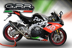 GPR Original For Aprilia Tuono 1100 V4 Rr 2017/20 E4 Homologated Slip-On Catalized Gpe Ann.Poppy | E4.A.74.CAT.GPAN.PO
