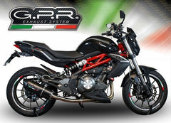 GPR Original For Benelli Bn 302 2017/20 E4 Homologated Slip-On Exhaust Furore Evo4 Nero | E4.BE.19.FNE4