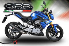 GPR Original For Bmw G 310 R 2017/20 E4 Homologated Full Exhaust Catalized M3 Black Titanium | E4.BM.CAT.93.M3.BT