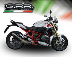GPR Original For Bmw R 1200 R-Lc 2017/18 E4 Homologated Slip-On Exhaust Gp Evo4 Poppy | E4.BMW.96.GPAN.PO