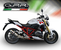 GPR Original For Bmw R 1200 R-Lc 2017/18 E4 Homologated Slip-On Exhaust Gp Evo4 Titanium | E4.BMW.96.GPAN.TO
