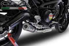 GPR Original For Yamaha Xsr 900 2016/20 E4 Homologated Full Exhaust Catalized M3 Inox | E4.CO.Y.186.CAT.M3.INOX