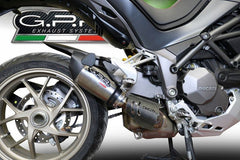 GPR Original For Ducati Multistrada 1260 2018/20 E4 Homologated Slip-On Exhaust Gp Evo4 Titanium | E4.D.130.GPAN.TO