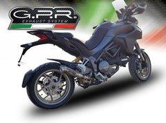 GPR Original For Ducati Multistrada 1260 2018/20 E4 Homologated Slip-On Exhaust Powercone Evo | E4.D.130.PCEV