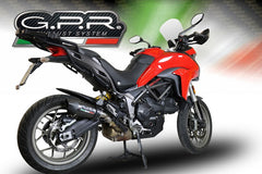 GPR Original For Ducati Multistrada 950 2017/20 E4 Homologated Slip-On Exhaust Gp Evo4 Poppy | E4.D.131.GPAN.PO
